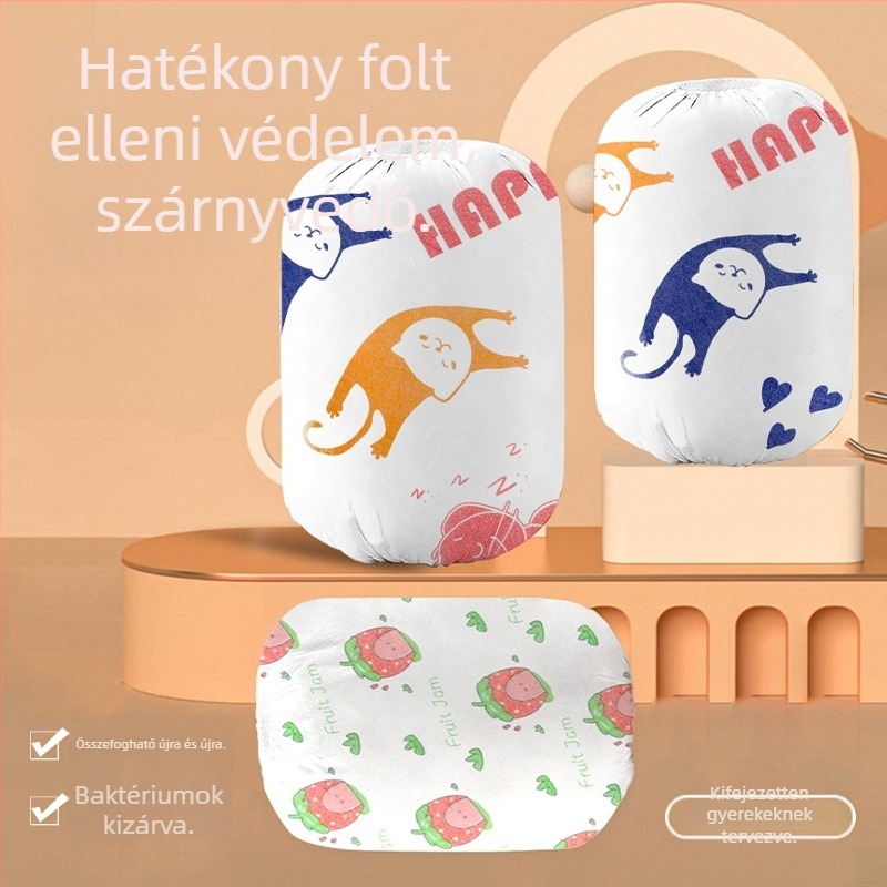 Gyerekeknek készült vízálló PVC karvédők karikatúra mintával, szennyeződés elleni védelem