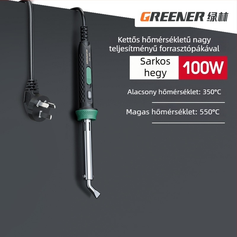 GREENER/Green Forest Elektromos forrasztókészlet otthoni használatra, nagy teljesítmény ipari forrasztáshoz, többfunkciós forrasztópisztoly