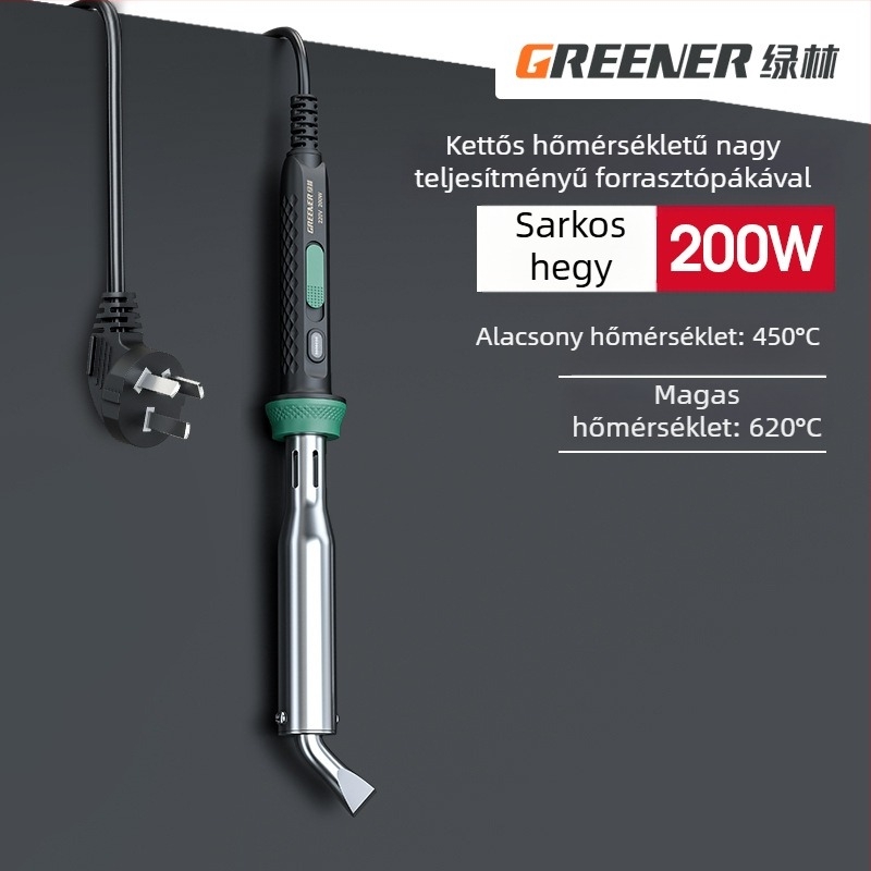 GREENER/Green Forest Elektromos forrasztókészlet otthoni használatra, nagy teljesítmény ipari forrasztáshoz, többfunkciós forrasztópisztoly