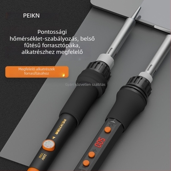Elektronikus forrasztóvas kerámiás fűtőelemmel, 220V, professzionális minőség, forrasztáshoz, desolderinghoz és pirografiához