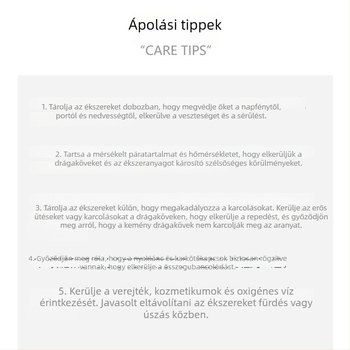 Karkötő cirkónnal, inlay kivitelben, uniszex, könnyed luxus stílus, Gethin márka
