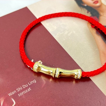 925-ös ezüstből készült bambusz csomó karkötő cirkón bevésésekkel nőknek | 925 ezüst, precíz kidolgozás, Obi Jewelry Factory