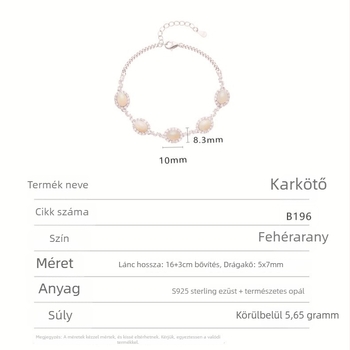 LAMERRY 925-ös ezüst geometriás karkötő köves díszítéssel – nőknek, könnyű luxus stílus, tömeg körülbelül 5,65 g