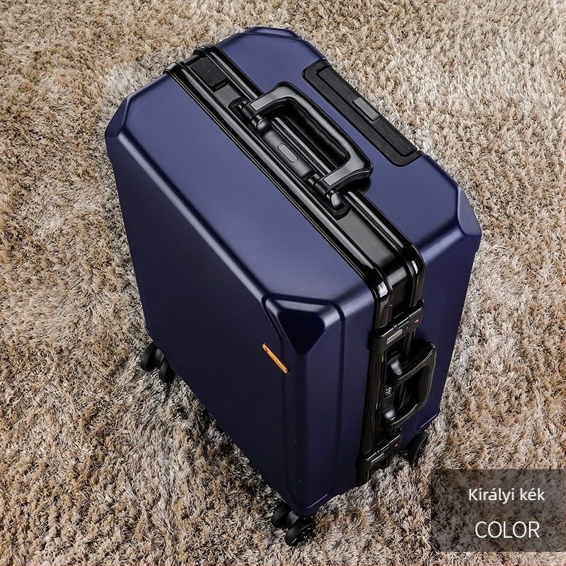 ABS anyagú utazótáska, cipzáras nyitás, USB töltőport, univerzális kerekek, tömeg 4 kg.