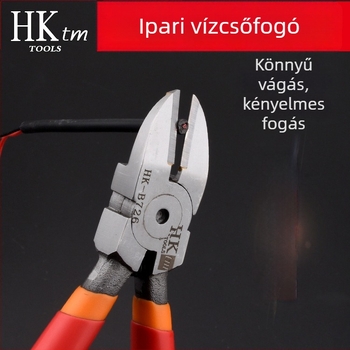 HK átlós fogó, anyag: wolfrám acél, tömeg 0.3, vágási átmérő 0.6, alkalmazható vas/acél/plasztik