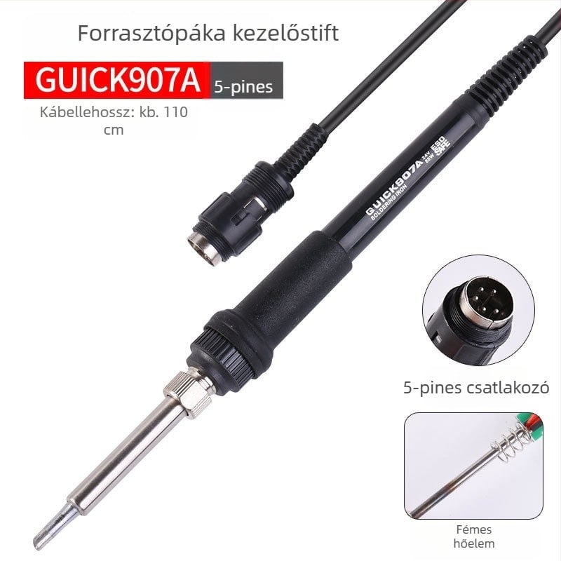 TGK Forrasztóvas-kezelő, Sorozat 907, 24V, 20W, forrasztáshoz és karbantartáshoz