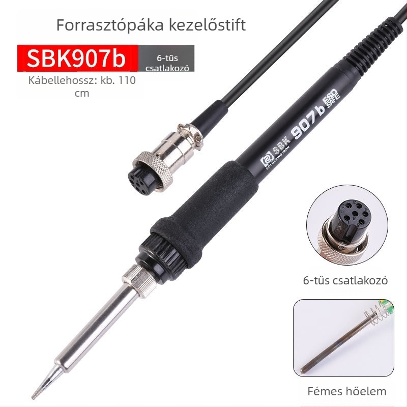 TGK Forrasztóvas-kezelő, Sorozat 907, 24V, 20W, forrasztáshoz és karbantartáshoz