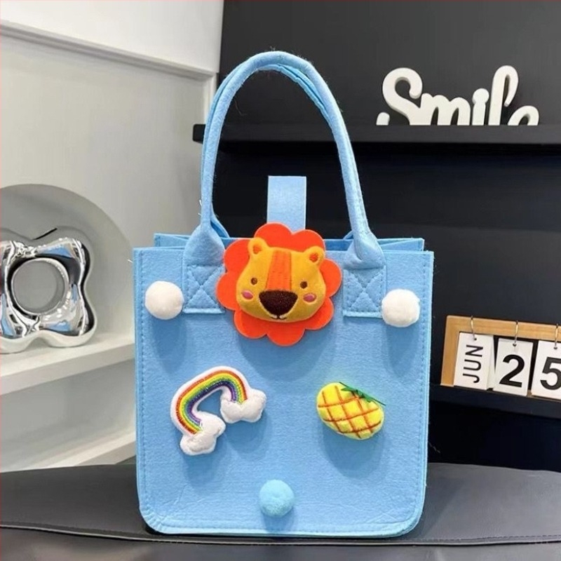 Uniszex EVA tote táska karikatúra anya dizájnnal – stílus genderless, belső non-woven bélés, 2025 tavasz, mindennapi használatra
