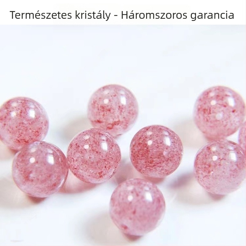 Epres kristály karkötő, női stílus, 27 gyöngy