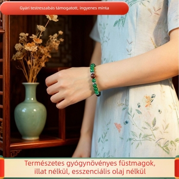 Füstölőgyöngy karkötő, új kínai stílus, kerek gyöngyök, kézzel készített, Putian eredetű