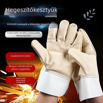 Macska védőkesztyűk – karcolás és harapás elleni védelem, marhabőr, újrafelhasználható