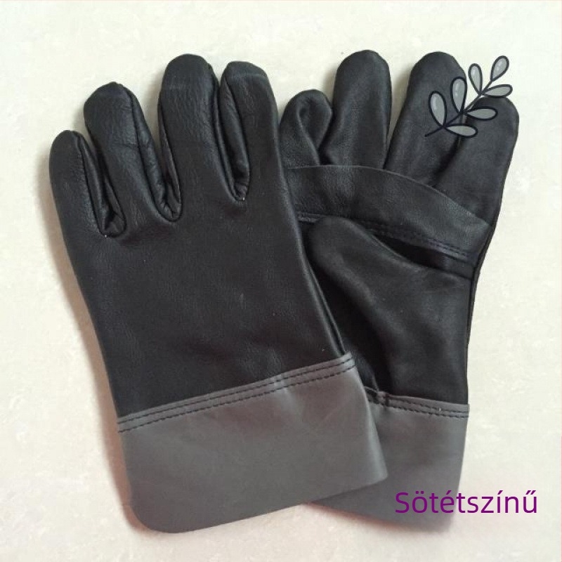 Macska védőkesztyűk – karcolás és harapás elleni védelem, marhabőr, újrafelhasználható