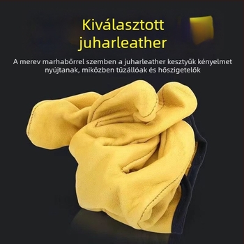 Báránybőrös hegesztő kesztyűk, szigeteltek, égésállóak, nagy hőállóság, argon ívhegesztéshez