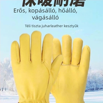 Báránybőrös hegesztő kesztyűk, szigeteltek, égésállóak, nagy hőállóság, argon ívhegesztéshez