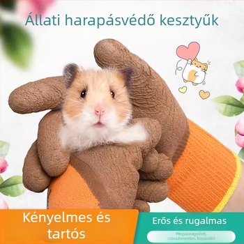 Laboratóriumi egér anti-harapás gumikesztyű, meleg és kopásálló, 100 g