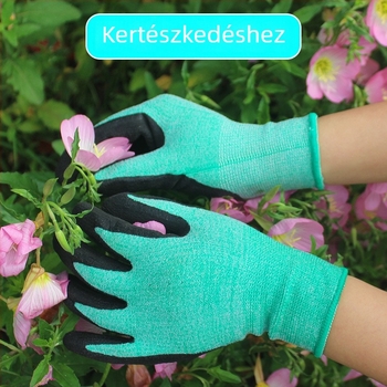Kertész kesztyűk szúrásálló és vágásálló, kopásálló, légáteresztő, magas rugalmasságú – ültetéshez és gyomláláshoz