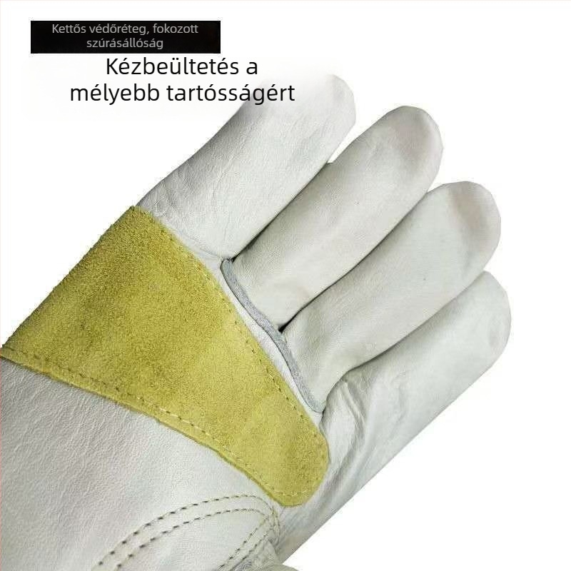 Hegesztő kesztyűk tehénbőrből, kopásállóak, égésállóak, puha és megerősített (Brand: Other; Function: Other; Weight: Consultation; Scope: Work)