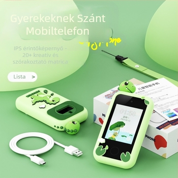 Gyerekeknek szóló digitális kamera, 2,8 hüvelykes LCD, 20 MP érzékelő, TF kártyás tárolás, videófelvétel, ABS + szilikon gél ház