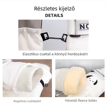 Női kerékpáros és téli kesztyűk, szélálló, vízálló, érintőképernyő-kompatibilis, pamut-ice silk keverék
