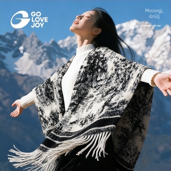 Golovejoy őszi-téli kendő — poliészter, márka Golovejoy, testreszabás elérhető, szezon: ősz-tél