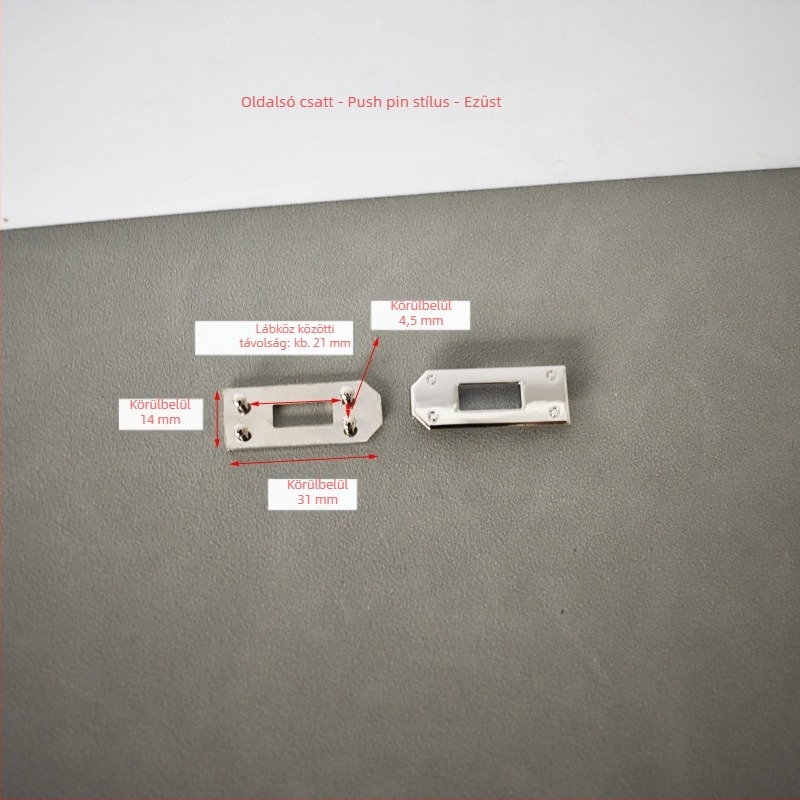 Kézzel készített táskazár és csat hardver