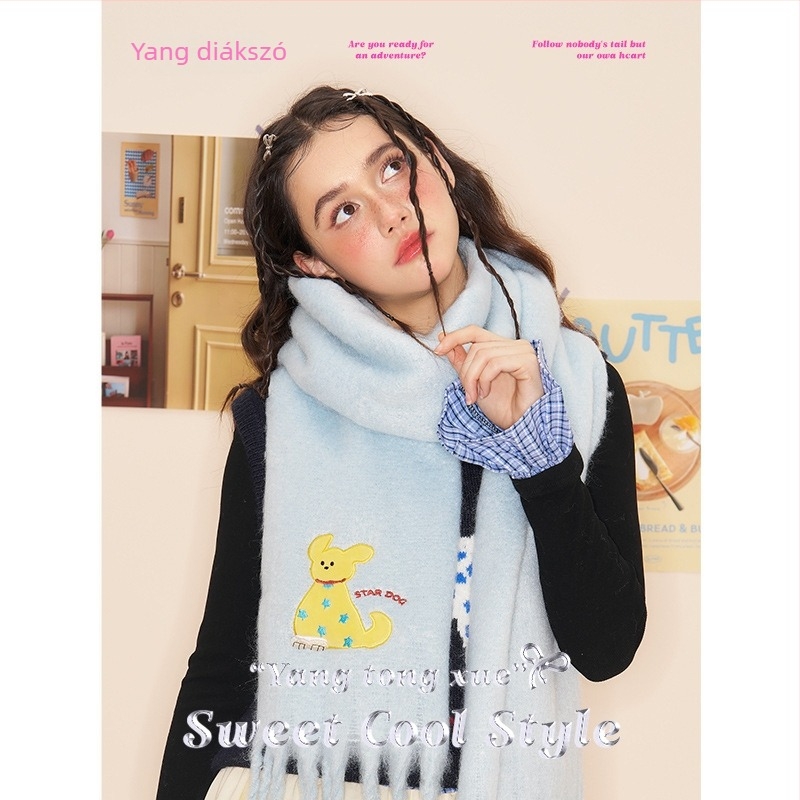 Sál – satin kötés, core-spun szál, meleg, tavasz- és őszre, jacquard feldolgozás