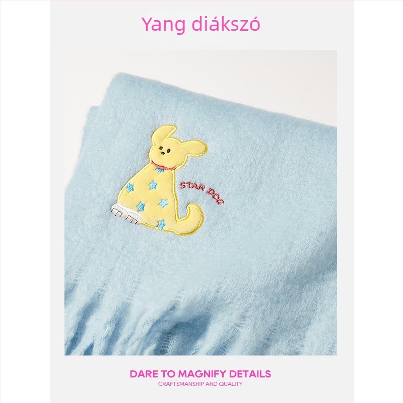 Sál – satin kötés, core-spun szál, meleg, tavasz- és őszre, jacquard feldolgozás