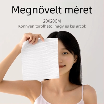 Grace/Jie Liya vastagított pamut arctörlő kendő, puha pamut, gyöngy mintázatú, egyszer használatos MRJ330