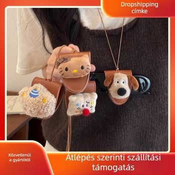 Bőr nyaklánc Cortex medállal - állat/horoszkóp formájú, szabályos lánc, 2024 tél