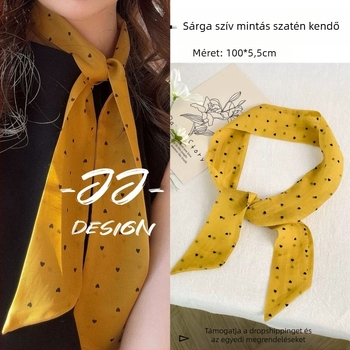 Sál szív- és pöttyös mintával, pamutfonalból, eredetű Jinhua, tavaszhoz