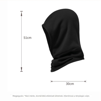 Kerékpáros arcmaszk fleece anyagból, C·Towel, uniszex, modell RZ251001