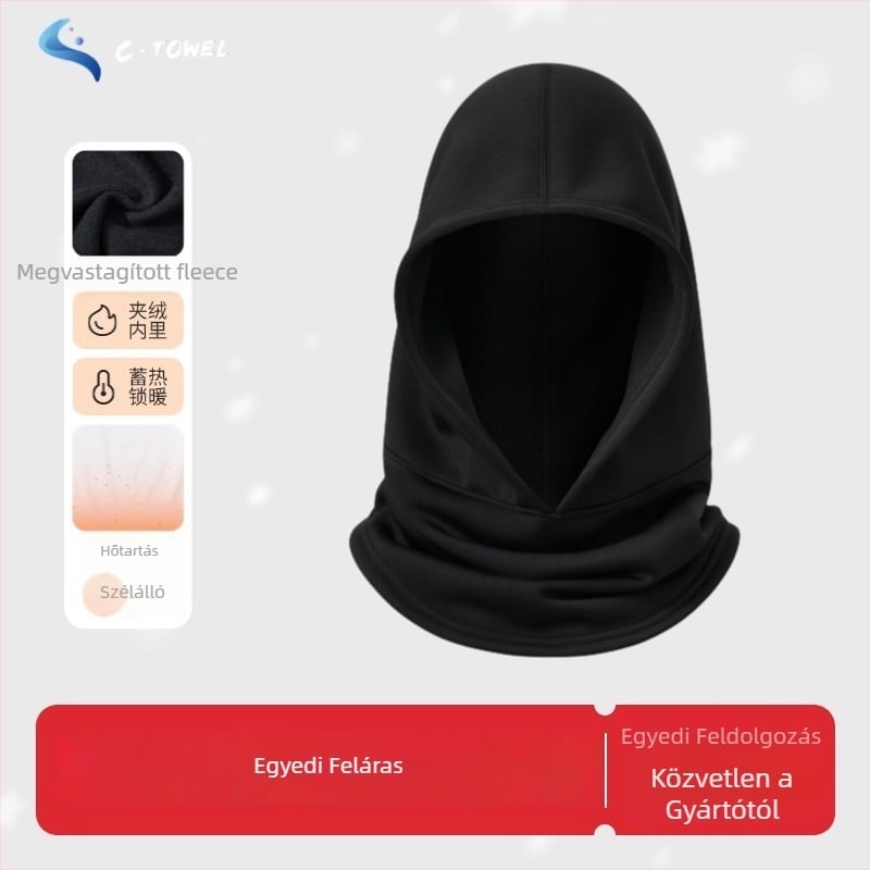 Kerékpáros arcmaszk fleece anyagból, C·Towel, uniszex, modell RZ251001