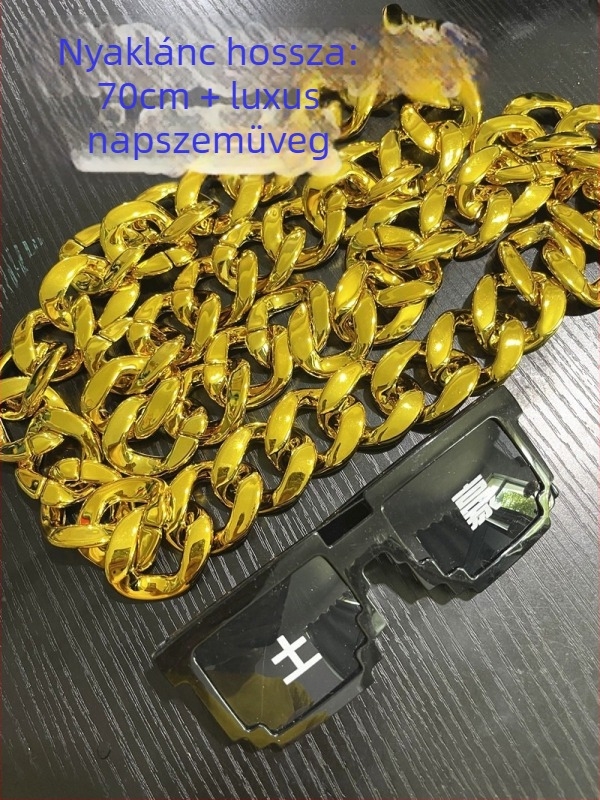 Műanyag/gyanta nyaklánc hagyományos lánccal, uniszex (Anyag: műanyag/gyanta; Medál: műanyag; Lánc: hagyományos; Súly: 5 g)