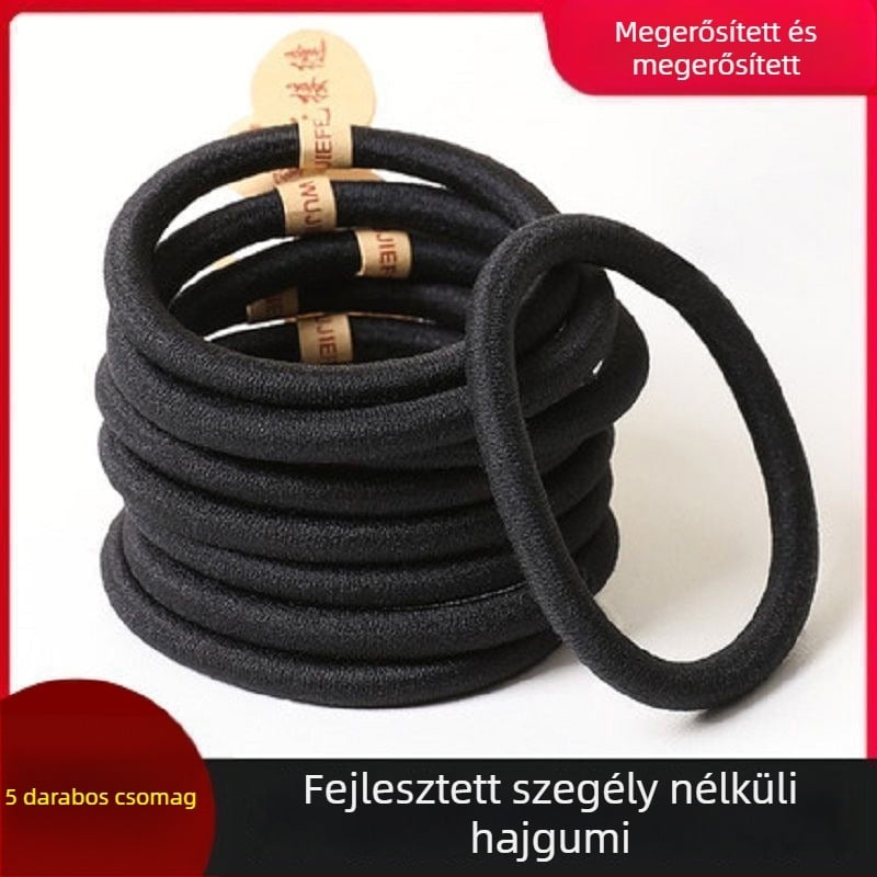 Hajgumi Little ai | 5 darabos készlet, Nylon, Kézzel készített, Egyszerű, nyom nélküli stílus, 2025 tavasz