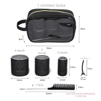 Hajhenger, hengeres típus – műanyag/gyanta, Ezhilian, általános használatra