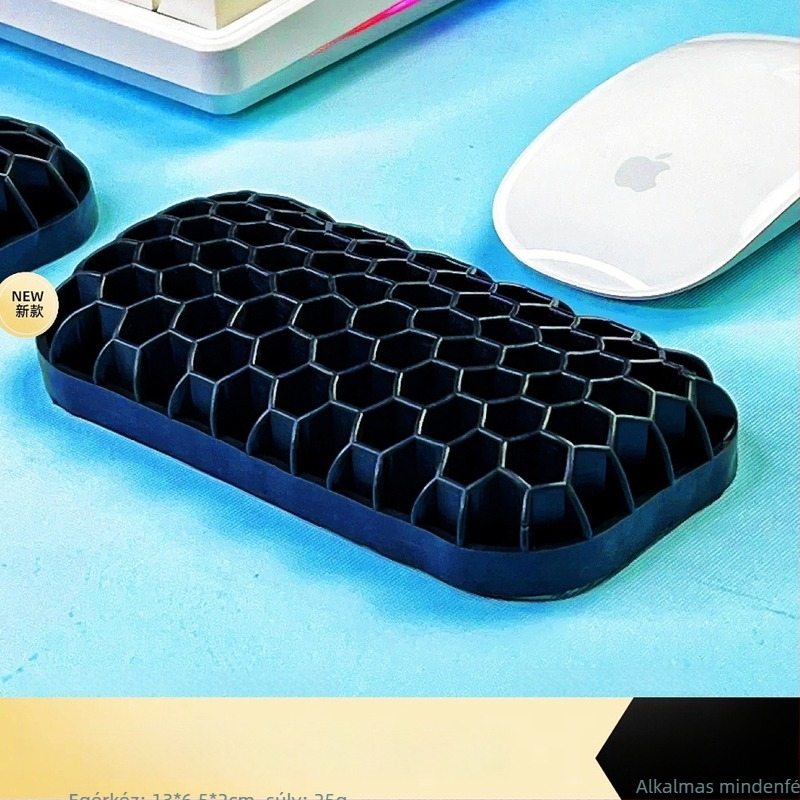 Billentyűzet- és egércsuklótámasz – kettős oldalú TPE párna, üreges dizájn, irodai használatra, vízálló, csúszásmentes, kopásálló, könnyen tisztítható