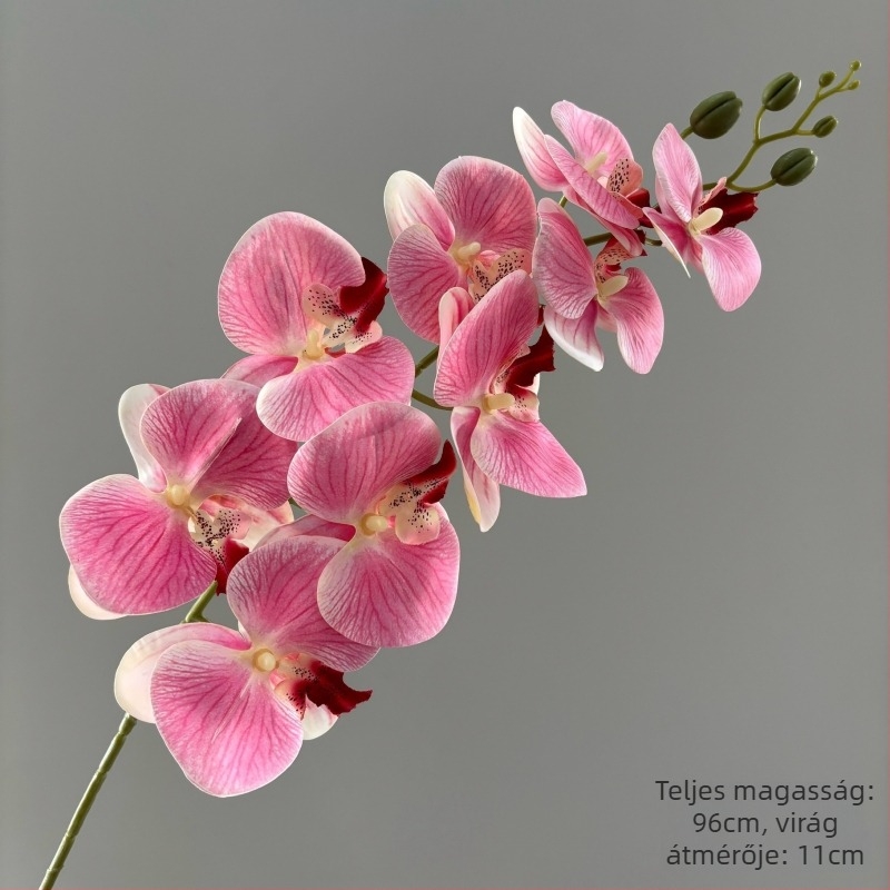 Phalaenopsis művirág, 3D nyomtatás, selyem virágok, esküvői és otthoni dekorációhoz