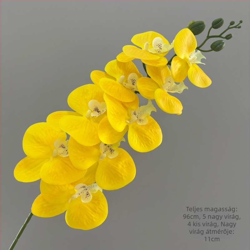 Phalaenopsis művirág, 3D nyomtatás, selyem virágok, esküvői és otthoni dekorációhoz