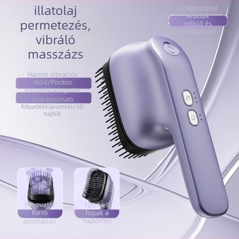 Elektromos fejbőrmasszázs fésű, modell 2401, súly 255 g, minden évszakhoz, általános felhasználók számára