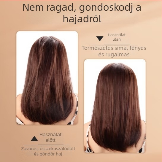 Macska mancsa formájú hajkefe, csomómentes, sima csúszású, ABS+TPEE, Qihong