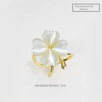 Virágos gombos brooch sálhoz és kabáthoz — ötvözet, arany betét, elektroplattázás, japán-koreai stílus