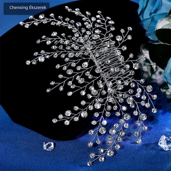 Birthday star CP827 strasszos hajékszer – kézzel készített fejfedő