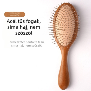 Bükkfa hajkefe légpárnás fejbőrmasszázzsal