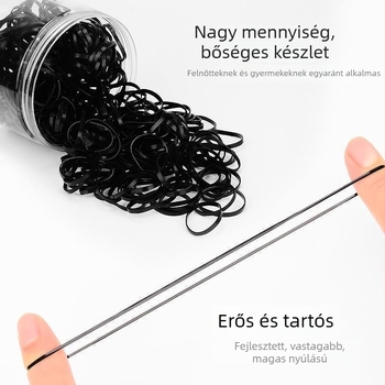 Női hajgumi selyemszálból, nagy rugalmasság, egyszer használható, tartós