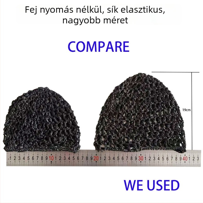 Zuhanysapka hálóhorgolással, poliészter rostból, uniszex, etnikus stílus, kézi készítés, tavasz 2025