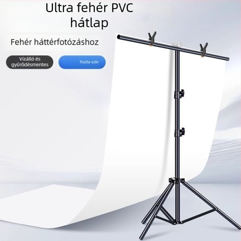 Fehér PVC hátterű fotózáshoz panel, still life rekvizíció, fehér háttér
