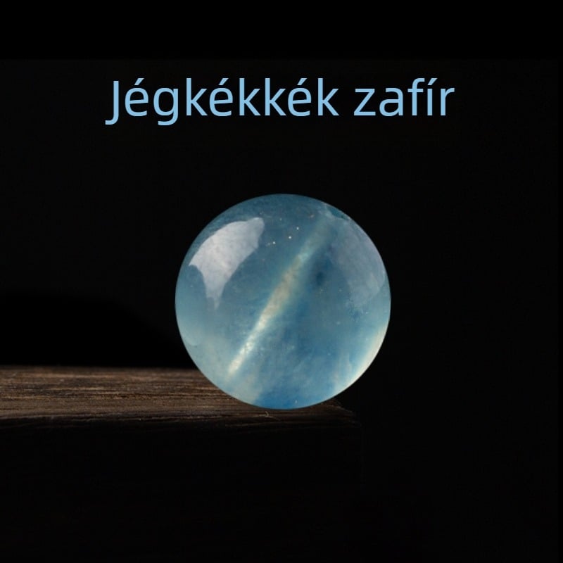 Természetes akvamarin szabad gyöngyök, 7A minőség, DIY ékszer alkatrészek – karkötőhöz és nyaklánchoz