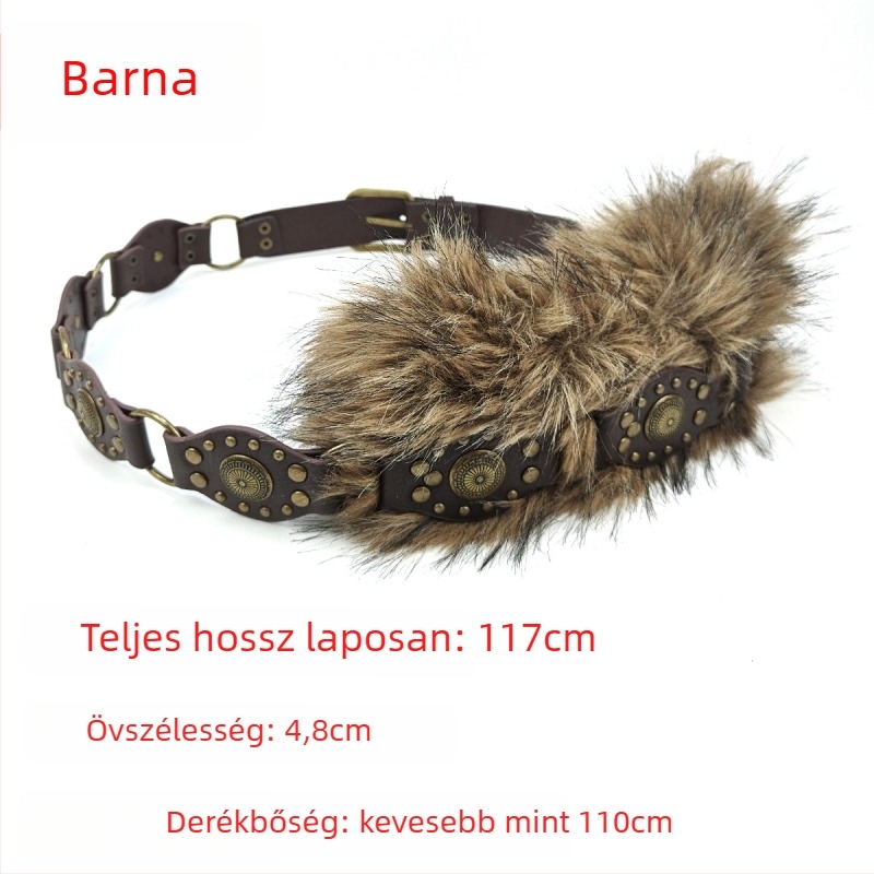 PU öv ötvözet csattal, vastag >4 cm, személyre szabott trend