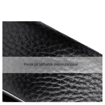Férfiaknak szánt valódi bőrből készült öv, top-grain marhabőr, szélesség 2-4 cm, automata csattal, kézzel varrt.
