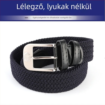 Rugalmas szövött öv ötvözetből készült csattal, tűcsattal, 2–4 cm szélesség